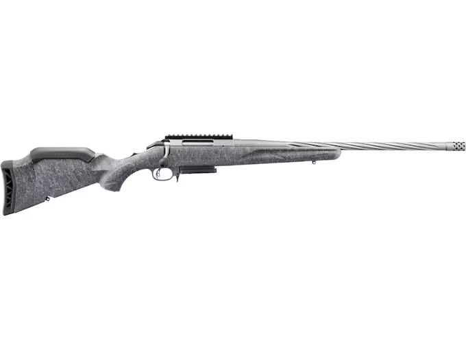 Ruger American Gen II 7mm PRC barrel and stock detail