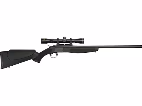 CVA Scout rifle in field ready for straight-wall deer hunting