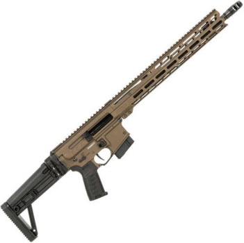 Modern tactical rifle with a sleek design and advanced rail system for attachments and accessories.