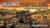 An illustrated guide to straight-wall ARs, featuring a rifle and ammo options in a scenic outdoor setting.